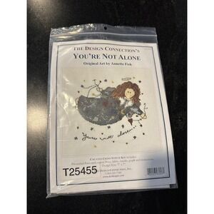 The Design Connection Youre Not Alone Counted Cross Stitch Kit K7 257 Angel